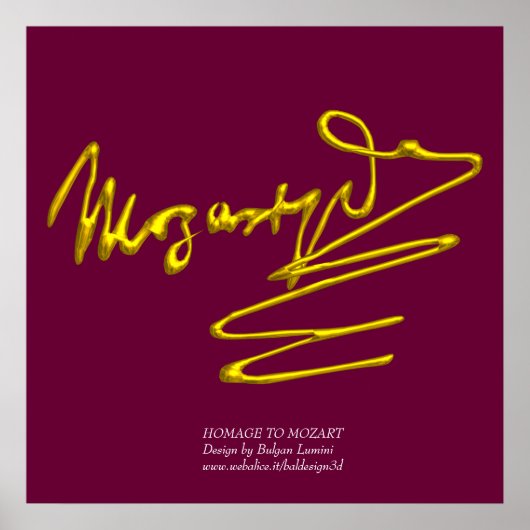 モーツァルトにオマージュ，巨大なサイズ ポスター (正面)