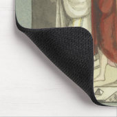 モーツァルトの「魔法のフルート」のためのイラストレーション、1845年 マウスパッド (コーナー)