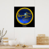 モーツァルトへのオマージュ、ブルーサファイアコロッサルサイズ ポスター (キッチン)