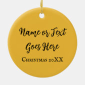 モーツァルトオーナメントパーソナライズされたヴィンテージアートオーナメント セラミックオーナメント (裏面)