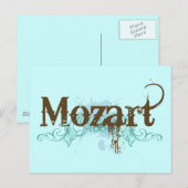 モーツァルトクールクラシカルポストカード ポストカード (正面/裏面)
