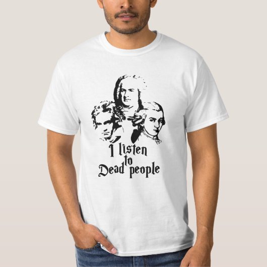モーツァルトバッハべートーベン Tシャツ (正面)