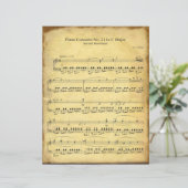 モーツァルトピアノ協奏曲#21スクラップブック紙 (スタンド正面)