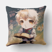 モーツァルトファンシー作曲家アニメソフトコア枕 クッション (裏面)