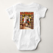 モーツァルトベビーワンピース ベビーボディスーツ (裏面)