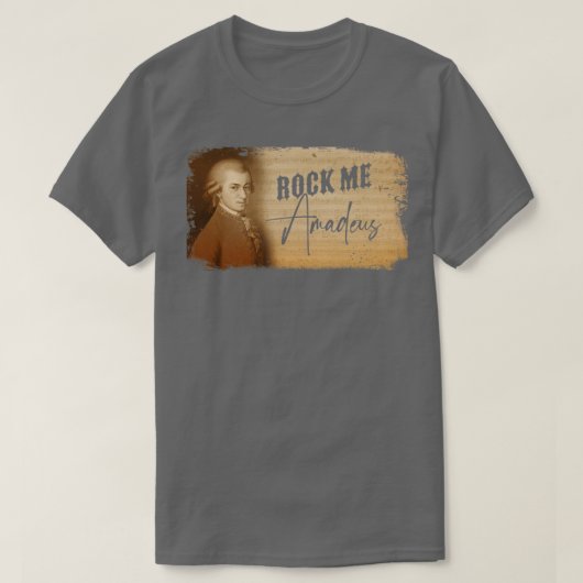 モーツァルトロックメアマデウス Tシャツ (デザイン正面)