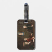 モーツァルト家族のポートレート ラゲッジタグ (裏面縦)