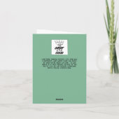 モーツァルト来の輝き任意の年齢の誕生日 カード (裏面)