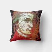 モーツァルト絵画の枕 クッション (裏面)