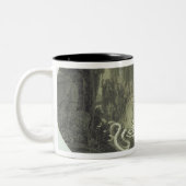 モーツァルト著「魔法のフルート」からの場面 ツートーンマグカップ (左)