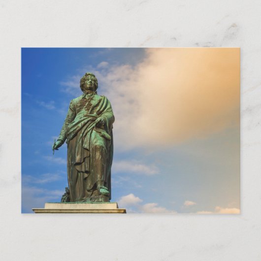 モーツァルト記念碑、サルツブルク、オーストリア ポストカード (正面)