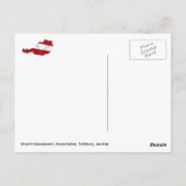 モーツァルト記念碑，モーツァルトプラッツ，ザルツブルグ，オーストリア ポストカード (裏面)