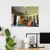 モーツァルト遊のハープシコード ポスター (ホームオフィス)