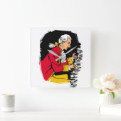 モーツァルト遊ピアノ スクエア壁時計 (ホーム)