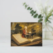 モーツァルト音楽シーンクラシック本 シーズンポストカード (スタンド正面)