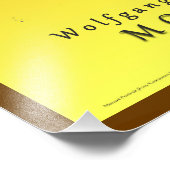 モーツァルト顔ザ・ミュージック フォトプリント            (角)