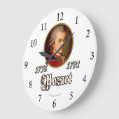 モーツァルト ラージ壁時計 (傾斜)