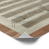 モーツァルト・ヴァイオリン協奏曲 ポスター (角)