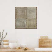 モーツァルト・ヴァイオリン協奏曲 ポスター (キッチン)