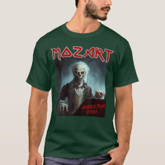 モーツァルト 楽しい ヘヴィメタル ヴィンテージ サーカスティック ミュージック Tシャツ