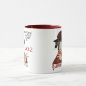 モーツァルト「MoZ」ヨーロッパ旅行のマグ マグカップ (中央)