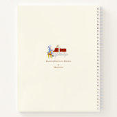 モーツァ遊ルトのピアノミュージシャンパーソナライズされたズ ノートブック (裏面)