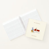 モーツァ遊ルトのピアノミュージシャンパーソナライズされたズ ノートブック (内部)