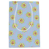 モーティの花模様 ミディアムペーパーバッグ (正面)