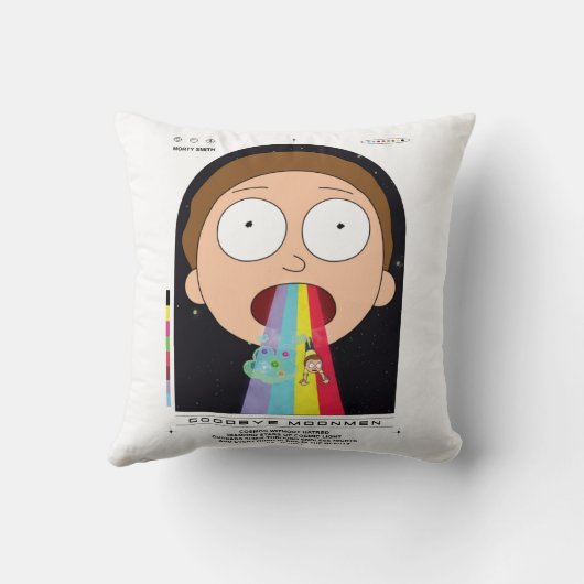 モーティバイヨーンメンズ引用文グラフィック クッション (裏面)