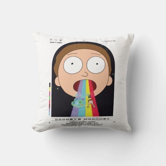 モーティバイヨーンメンズ引用文グラフィック クッション (正面)