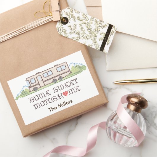 モーテカスタマイズィーホームステッカー 長方形シール (ギフト)