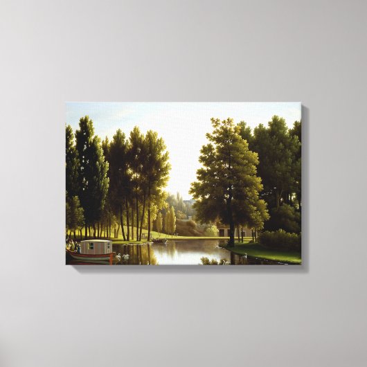 モーテフォンテーヌ公園(Bidaud) キャンバスプリント (正面)