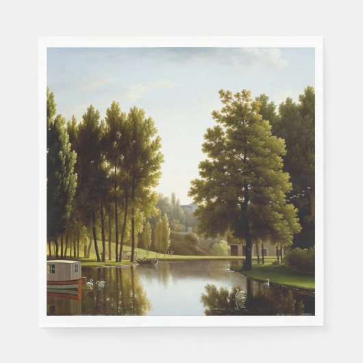 モーテフォンテーヌ公園(Bidaud) スタンダードランチョンナプキン (正面)