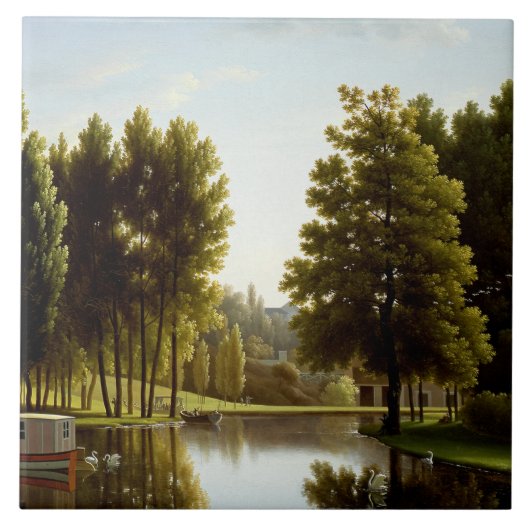 モーテフォンテーヌ公園(Bidaud) タイル (正面)