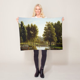 モーテフォンテーヌ公園(Bidaud) フリースブランケット