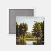 モーテフォンテーヌ公園(Bidaud) マグネット (正面/裏面)