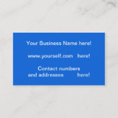 モーテルビジネスカード 名刺 (裏面)