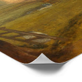 モーテルレイクテラスウィリアムターナーファインアート ポスター (角)