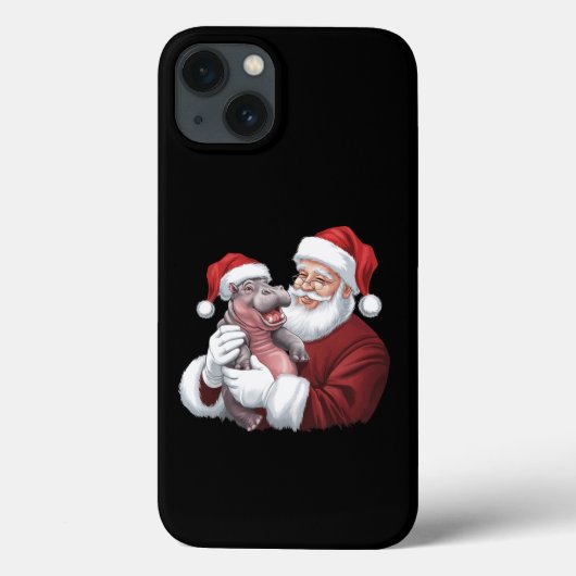 モーデンクリスマスおもしろいヴィンテージサンタクロース Case-Mate iPhoneケース (裏面)