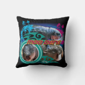 モーデン2ブラック枕 クッション (裏面)