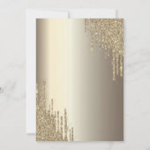 モートボトルグラスシャンパンブライダルシャワー 招待状 (裏面)