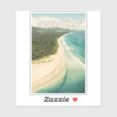 モートンアイランドオーストラリア旅行アートヴィンテージ シール (シート)