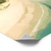 モートンアイランドオーストラリア旅行アートヴィンテージ ポスター (角)