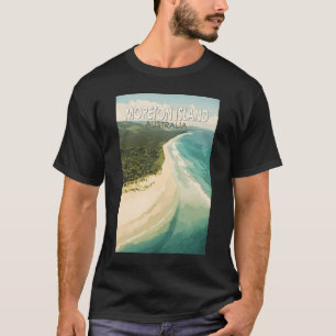 モートンアイランドオーストラリア旅行アートヴィンテージ Tシャツ