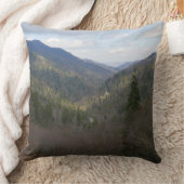 モートンオーバービューアットスモキ素晴らしーな山々 クッション (ブランケット)