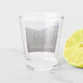 モートンオーバービューアットスモキ素晴らしーな山々 ショットグラス (裏面)