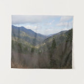 モートンオーバービューアットスモキ素晴らしーな山々 タペストリー (正面(横))