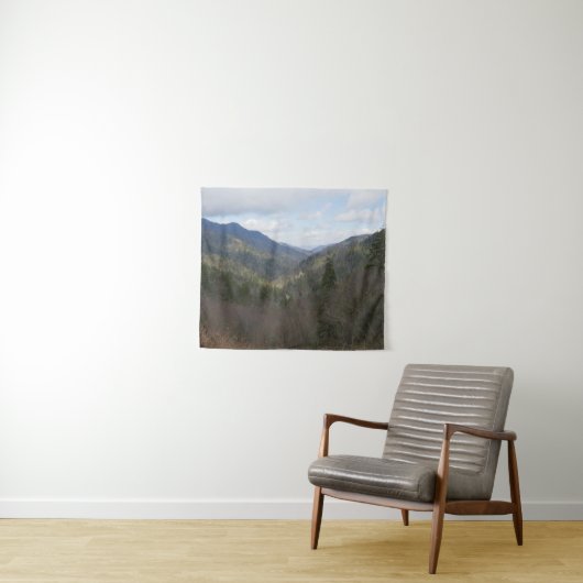 モートンオーバービューアットスモキ素晴らしーな山々 タペストリー (インサイチュ(横))