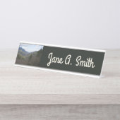 モートンオーバービューアットスモキ素晴らしーな山々 デスクネームプレート (正面)
