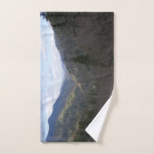 モートンオーバービューアットスモキ素晴らしーな山々 ハンドタオル (ハンドタオル)